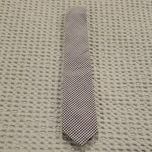 Blue and White Houndstooth Tie Accessories (48)